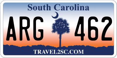 SC license plate ARG462