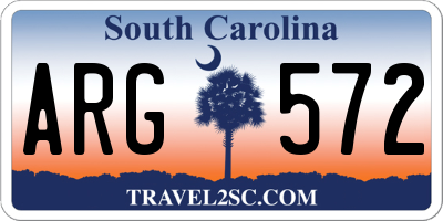 SC license plate ARG572