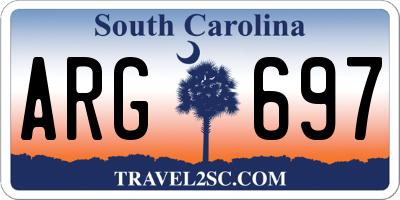 SC license plate ARG697