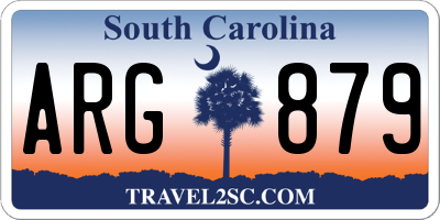 SC license plate ARG879