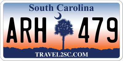 SC license plate ARH479