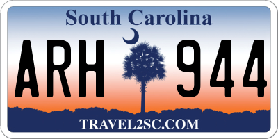 SC license plate ARH944