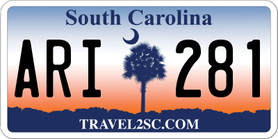 SC license plate ARI281