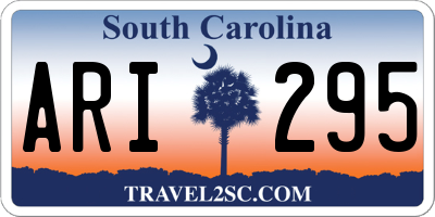 SC license plate ARI295