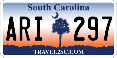 SC license plate ARI297