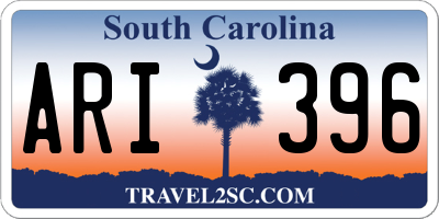 SC license plate ARI396