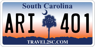 SC license plate ARI401