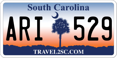 SC license plate ARI529