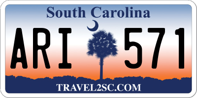 SC license plate ARI571