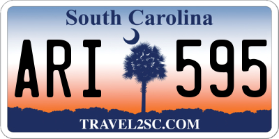 SC license plate ARI595