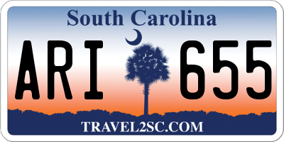 SC license plate ARI655