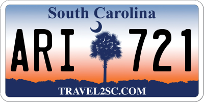 SC license plate ARI721
