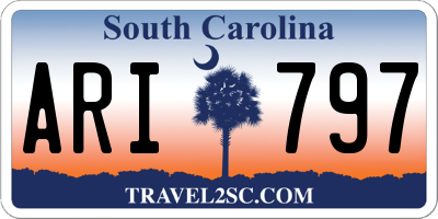 SC license plate ARI797