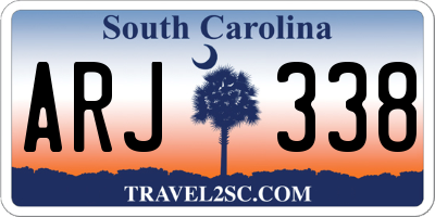 SC license plate ARJ338