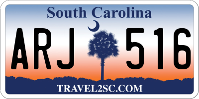 SC license plate ARJ516