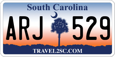 SC license plate ARJ529