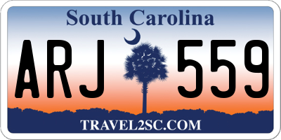 SC license plate ARJ559