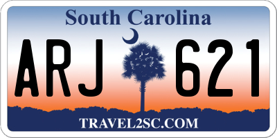 SC license plate ARJ621