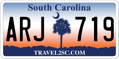 SC license plate ARJ719