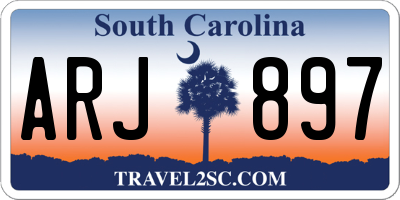 SC license plate ARJ897