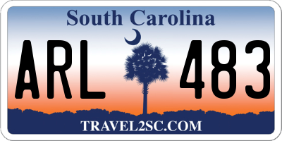 SC license plate ARL483