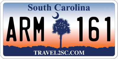 SC license plate ARM161