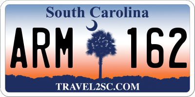 SC license plate ARM162