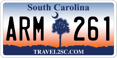 SC license plate ARM261