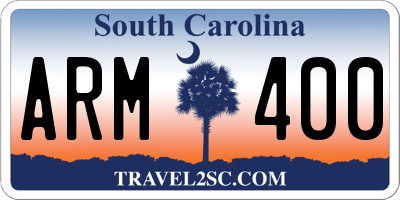 SC license plate ARM400
