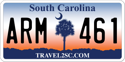 SC license plate ARM461