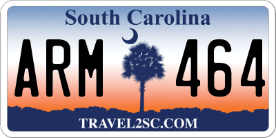 SC license plate ARM464