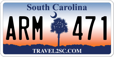 SC license plate ARM471