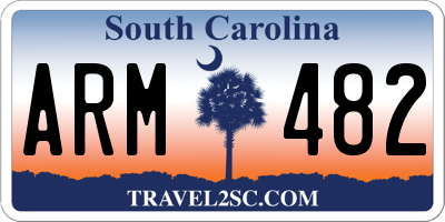 SC license plate ARM482