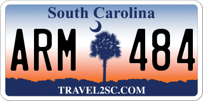 SC license plate ARM484