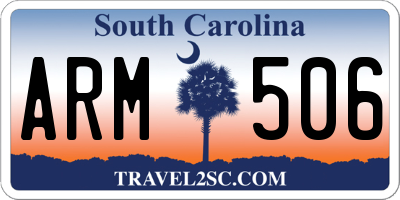 SC license plate ARM506