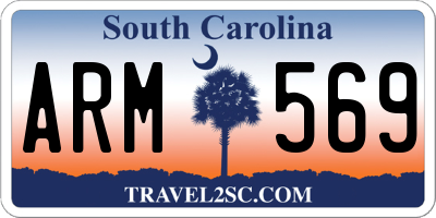 SC license plate ARM569