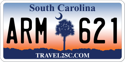 SC license plate ARM621