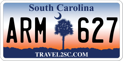 SC license plate ARM627