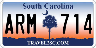 SC license plate ARM714
