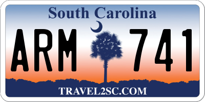 SC license plate ARM741