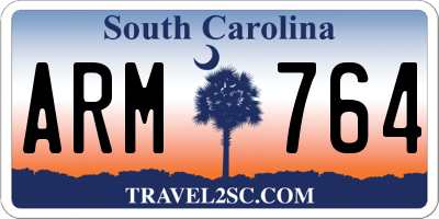 SC license plate ARM764