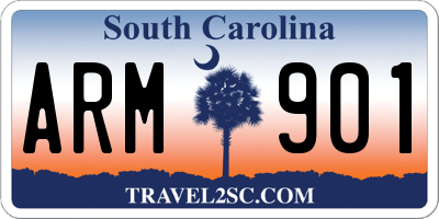SC license plate ARM901