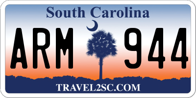 SC license plate ARM944