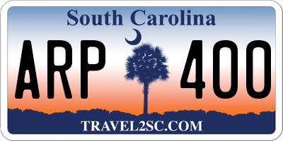 SC license plate ARP400