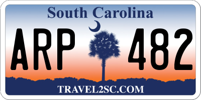SC license plate ARP482