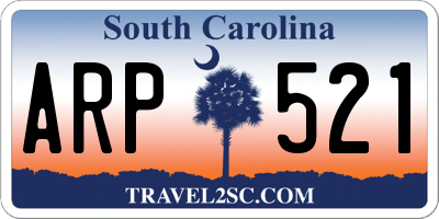SC license plate ARP521