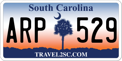 SC license plate ARP529