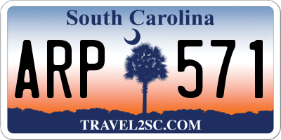 SC license plate ARP571