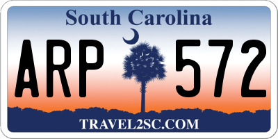 SC license plate ARP572