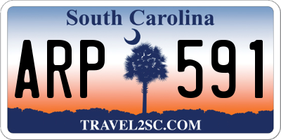 SC license plate ARP591